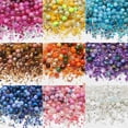 thumbnail image 2 of Nuevo Kit de cuentas redondas de 8MM + cuentas de semilla de cristal de 2/3/4mm, colores mezclados, conjunto de fabricación de joyas, accesorios de pulsera DIY, 2 of 5