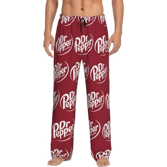 Mens D Pepper Pajama Pants Soft Lightweight Pajama Pants Cartoon Pajama Bottoms
