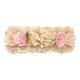 thumbnail image 1 of Panel de flores artificiales para centros de mesa para de mesa de comedor de boda champán oscuro Macarena Fila de flores de boda, 1 of 8