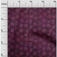thumbnail image 2 of oneOone Cotton Poplin Dark Magenta Fabric Asian Block Sewing Craft Projects Fabric Prints By Yard 42 Inch Wide, 2 of 4