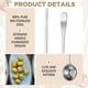 thumbnail image 2 of Olive Spoon Stainless Steel Pickle Spoon With Drain Hole Slotted Spoon Cooking Spoons Jar Serving Tools For Olive Pickle Onion Cherry Jar, 2 of 5