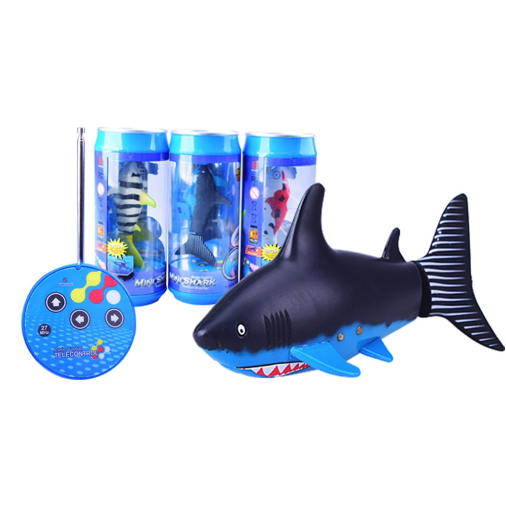 Remote Control Shark Swimmer, Mini RC Fish Boat Electric Toy, 27 MHz