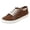 Brown, variant on Unisex Casual Shoes Womens Mens Low Top Lace up Fashion Canvas Shoes Comfortable Classic Walking Casual Shoes Yellow Size 8