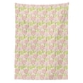 thumbnail image 3 of Ambesonne Tree Tablecloth Rectangular Table Cover, Eastern Cherry Blooms, 60"x90", Pink Green White, 3 of 4