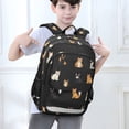 thumbnail image 6 of FORMRS Unisex School Backpack 17" Student Travel Bag with Laptop Compartment, Pixel Cat, 6 of 7
