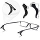 thumbnail image 4 of Paquete de 32 agarres para las orejas para gafas, soporte antideslizante para gafas, gancho para la oreja de silicona de primera calidad, evita que las gafas se resbalen por la nariz, ayuda simp, 4 of 5