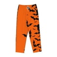 thumbnail image 4 of Balery Halloween Bats print Women's Pajama Pants,Ultra Lightweight Pjs,Lounge Pant-Small, 4 of 9