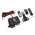 thumbnail image 2 of Motorcycle Phone , Motorcycle Handlebar Dual USB  With Waterproof  Lighter Mount, 2 of 8