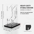 thumbnail image 2 of Controller Stand Game Controller Stand Transparent Controller Holder Universal Controller Holder Stand for PS5 / PS4 / Xbox /, 2 of 5
