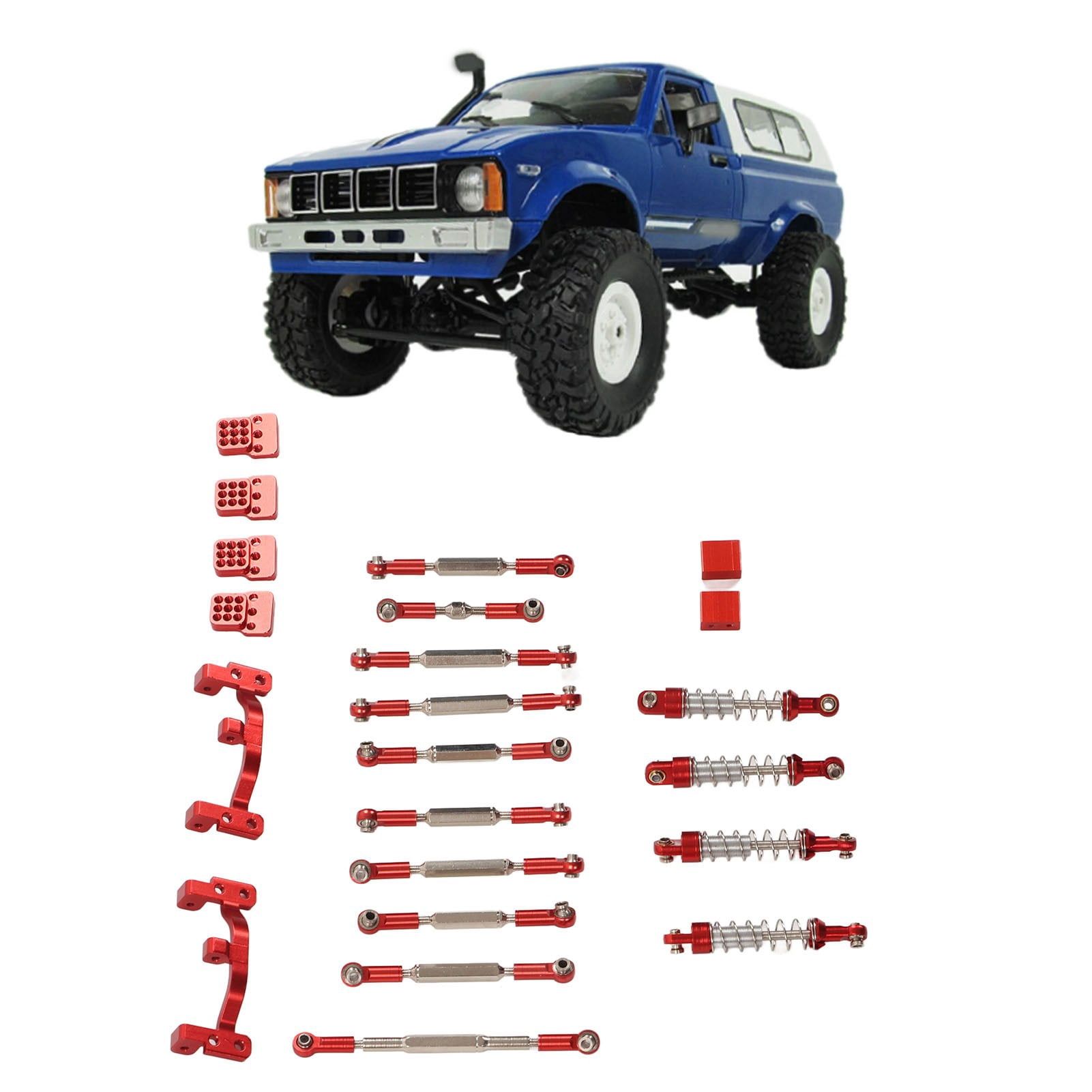 FAGINEY RC Car Shocks Absorber Set, RC Spare Metal Kit Exquisite