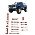 thumbnail image 1 of RC Car Pull Rod Kit, Aluminum Alloy Shocks Absorber and Tie Rods with Bracket Components for WPL C24 C14 C14K C24K RC Vehicle, 1 of 7