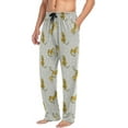 thumbnail image 4 of Top-kevin Tiger Men's Pajama Pants Cartoon Dinosaur Pjs Bottoms with Pockets Sleep Lounge Pants for Men, 4 of 13
