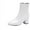 White, variant on TKYCMSUAKI Hiking Boots Women,Women's GoGo Ankle Boots Chunky Block Heel Booties Mid Calf Low Heeled Short Booties Fashion Short Boots Side Zipper Boots