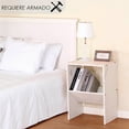 thumbnail image 3 of Buro Mesa Ilios Innova BMN-Bla/GDX Minimalista Color Blanco, 3 of 9