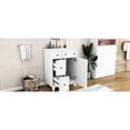 thumbnail image 5 of 24" Bathroom Vanity With Ceramic Sink. Space Saving For Small Bathrooms. 2 Drawers, 1 Door. And Stylish. White Cabinet. . Color, 5 of 6