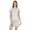 White, variant on Inkmeso 2 Pcs Solid Sleepwear Sets For WoMen's Short Sleeve Top And Short Loungewear Set