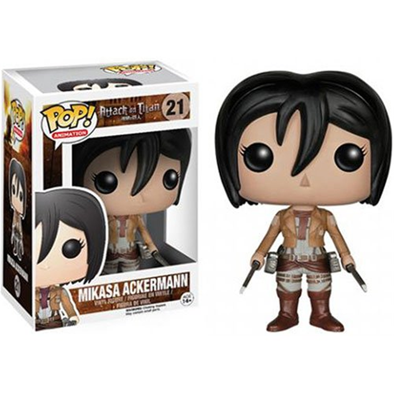 attack on titan mikasa pop vinyl