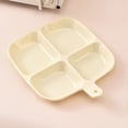 thumbnail image 7 of Meat Storage Box Refrigerator Storage Box Dessert Plate with Handle Four Compartment Food Grade Bpa Dinner Plate Kitchen Tool, 7 of 7