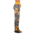 thumbnail image 2 of iniber Women's Comfy Pajama Pants Casual Lounge Pant Wide Leg Palazzo Stretch Drawstring Bottoms, 2 of 5