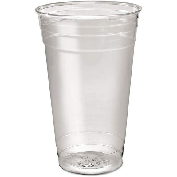 Ultra Clear PETE Cold Cups, 24 oz, Clear, 50/Sleeve, 12 Sleeves/Carton