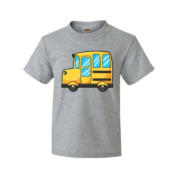 Inktastic Cute School Bus Youth T-Shirt