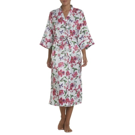 

Secret Treasures Women s Satin Midi Robe