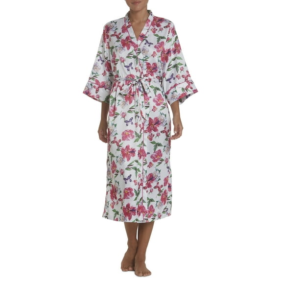 Secret Treasures Women's Satin Midi Robe