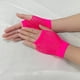 thumbnail image 1 of Xiao Hua Guantes cortos de rejilla de poliéster rosa oscuro para adultos (paquete de 1) - Perfectos para fiestas y disfraces, 1 of 5