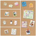 thumbnail image 4 of Tablón de anuncios AKTOP de corcho, 43 x 20 cm, paquete de 10 con clips, 4 of 9