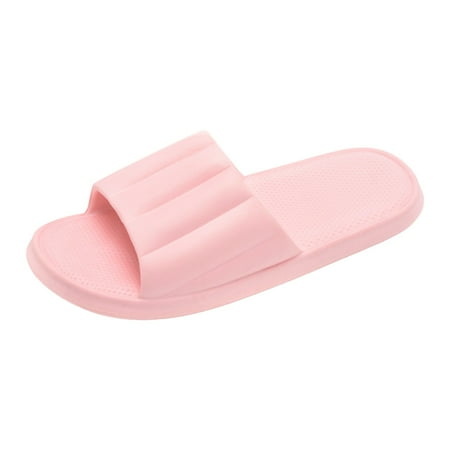 OJSFQUFP Womens Summer Slippers Men and Women Shoes Indoor and Outdoor Home Slippers Fashion Lightweight Sandals Houseshoes for Woman Pink 38
