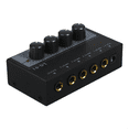 thumbnail image 5 of Mezclador de Ruido Ultrabajo, 4 Canales, 4 Entradas, 1 Salida, CC de 5 V, Mini Mezclador de Audio, Micrófono, Guitarra, Bajo, Enchufe Estadounidense, 5 of 5