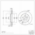 thumbnail image 3 of Front Dynamic Friction Company Disc Brake Rotor 600-76129 (1) For 2004-2006 Lexus RX330, 2006-2007 Toyota Highlander, 2006-2008 Lexus RX400h, 2007-2009 Lexus RX350, 3 of 4