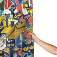 thumbnail image 4 of Pete the Cat Shower Curtain Waterproof Bathroom Curtain Set with Hooks Decor Bathtub 72 in x 72 in, 4 of 9