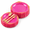 Clear Hot Pink, variant on Clear 125-Piece Plastic Party Dinnerware Set with Silverware
