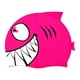 thumbnail image 1 of Gorro de baño con forma de pez, antideslizante, impermeable, para natación Rosa, 1 of 9