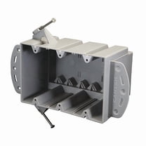 Weatherproof Electrical Box, 35.3 cu in, FSCC Box Type, 2 Gangs, PVC ...