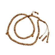 TheTasbih® Large Scented Pine Wood Tasbih 10-mm Beads Muslim Prayer Beads