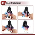 thumbnail image 7 of Unique Bargains Automotive Manual Gear Shift Knob Cover Purple Polyester 3D Printed Hoodie Style, 7 of 7