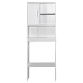 thumbnail image 2 of Better Home Products Ace Over the Toilet Storage Organizer in White, 2 of 9