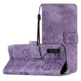 thumbnail image 1 of Compatible with Samsung Galaxy A54 5G Embossed Butterfly Case with Wallet and Kickstand Cover, 1 of 5