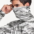 thumbnail image 7 of Dagegui Breathable UV Protection Hoodie Men's Long Sleeve Sun Shirt UPF 50+ Fishing T-Shirt Quick Dry Running Workout Gym Tee Tops Gray L, 7 of 7