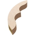 thumbnail image 6 of Ekena Millwork 3"W x 18"D x 18"H Ozark Rough Cedar Woodgrain TimberThane Knee Brace, Primed, 6 of 6