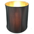 thumbnail image 2 of 14"x16"x17" Prestige Large Drum Lampshade Black Shantung, Cylinder Shade for Tall Table Lamps, 2 of 3