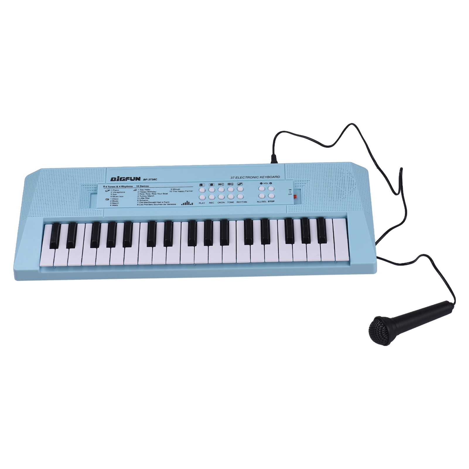 portable keyboards piano 37 Key Electric Keyboard Piano 4 Tones 4 Rhythms Portable Music Instrument for Beginners