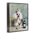 thumbnail image 2 of Stupell Industries Farmhouse Poodle At Lunch Black Framed Giclee Art, 24 x 30, by Annabelle Hall, 2 of 8