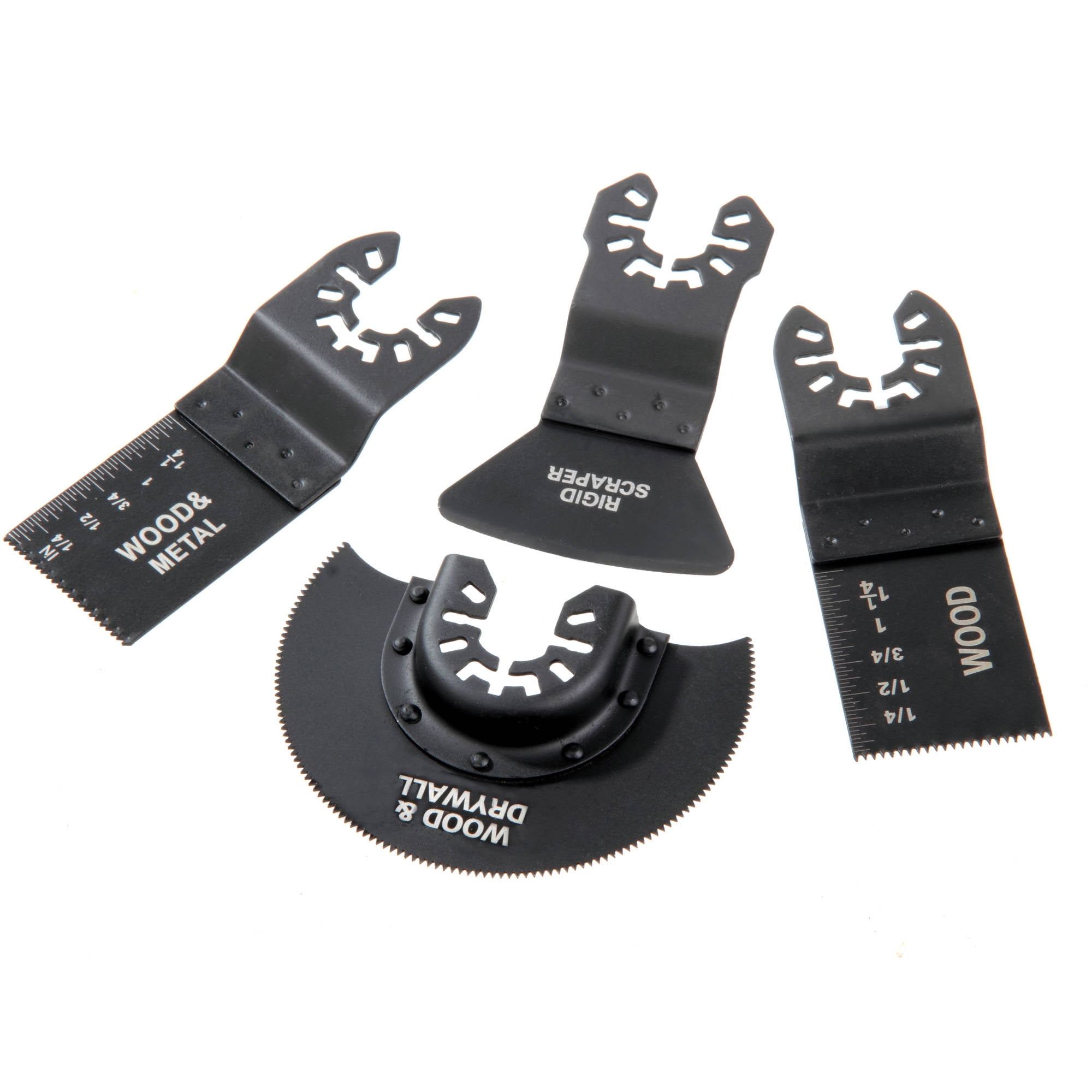 Hyper Tough 4 Piece Oscillating Wood and Metal Cutting Tool Kit