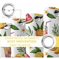 thumbnail image 4 of Fsddascl Summer Blackout Curtains for Bedroom/Living Room, Thermal Insulated Kitchen Curtains, Watermelon Starfish Ice Cream Starfish Lemon Grommet Darkening Window Treatment Drapes 42"x63"x2, 4 of 6