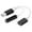 black, variant on Extension Cord Charger Aux Line USB C Audio Cable Type C to 3.5 mm Earphone Adapter 2 in 1 Converter SILVER