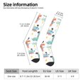 thumbnail image 7 of Knee High Socks for Men and Women, cartoon cute dinosaur Althletic Compression Socks, Support Long Tube Socks for Outdoor Sport, Calf Socks, High Stockings for Women Men, 7 of 7