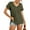 Army Green, variant on SBYOJLPB Women'S Short Sleeve V-Neck Shirt Women'S Fashion Short Sleeve V-Neck Tops Working Uniform Christmas Printing with Pocket Blouse Tops